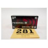 FEDERAL 38 SPECIAL 158GR 1 BOX(50 RNDS)