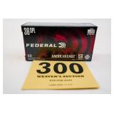 FEDERAL 38 SPECIAL 158GR 1 BOX(50 RNDS)
