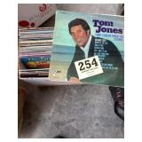 Box lot of record albums