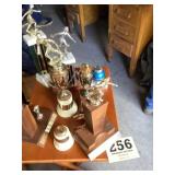 Box lot of trophies