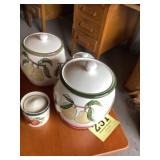 Five  piece canister set