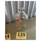 Gardenville milk bottle