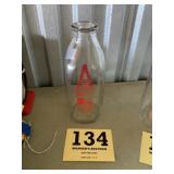 Valley Farms milk bottle