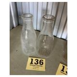 Hurr,s Dairy Williamsport milk bottles