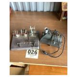 Electric steam engine toy