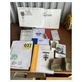 Boy Scout god and country merit badge papers