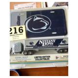 Color, bright pen, state lions, tractor trailer,