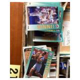 Vintage baseball cards, over Fleer