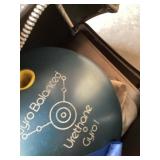 Bowling ball in case