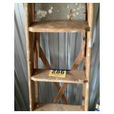 6 foot wooden stepladder