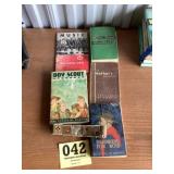 Scouting books and belt