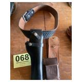 Three holsters With 38 inch belt