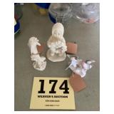 Figuring light with snow, baby