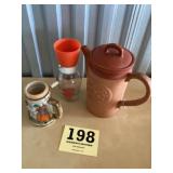 Household light with craft Romano cheese grater,