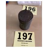 Davis baking powder tin