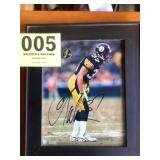 Cornell Lake frame and autograph photo