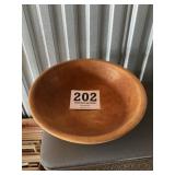 Wooden butter bowl