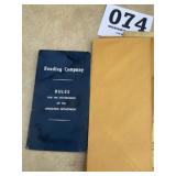 1930s rare railroad catalogs