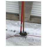 Garden rake and edger