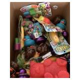 Toys, box lot, miscellaneous toys