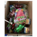 Toys, box lot, miscellaneous toys