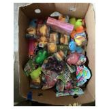 Toys, box lot, miscellaneous toys