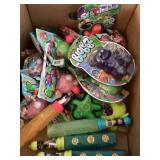 Toys, box lot, miscellaneous toys