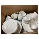 White dinnerware set