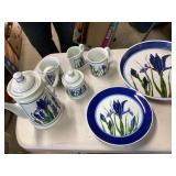 Blue Iris Curzon dinner set