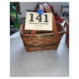 Longaberger basket 1992 seasons greetings in 1989