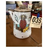 Enamal Coffee percolator