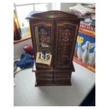 Small jewelry armoire
