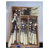 Jean Dubost French dinnerware set