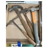Tool lot hammers