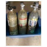 3 Air tanks