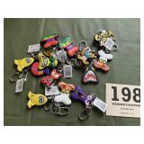 Crazy bones keychain lot