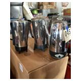 3 Coffee Percolators - 1 cord , fits all