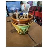 Ceramic (poss. Weller) pot