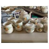 Corelle stoneware Tea set