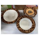 Victoria Beale wild Kingdom dishware