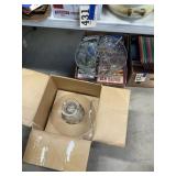 Large punch bowl with stand