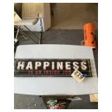 Metal happiness is an inside job sign