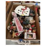 Box lot Christmas decor