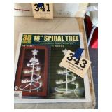 18 inch spiral Christmas tree