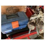 Vintage skates and tool box