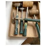 4 mallets and a pick