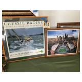 Seattle Stadium iand Chelsea racing framed print