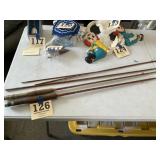 Fly rod 8 foot bamboo and other parts