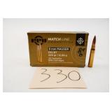 PPU 8MM MAUSER MATCH LINE 200GR FMJ