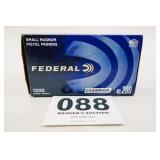 FED SMALL MAGNUM PISTOL PRIMERS NO 200 1000CNT